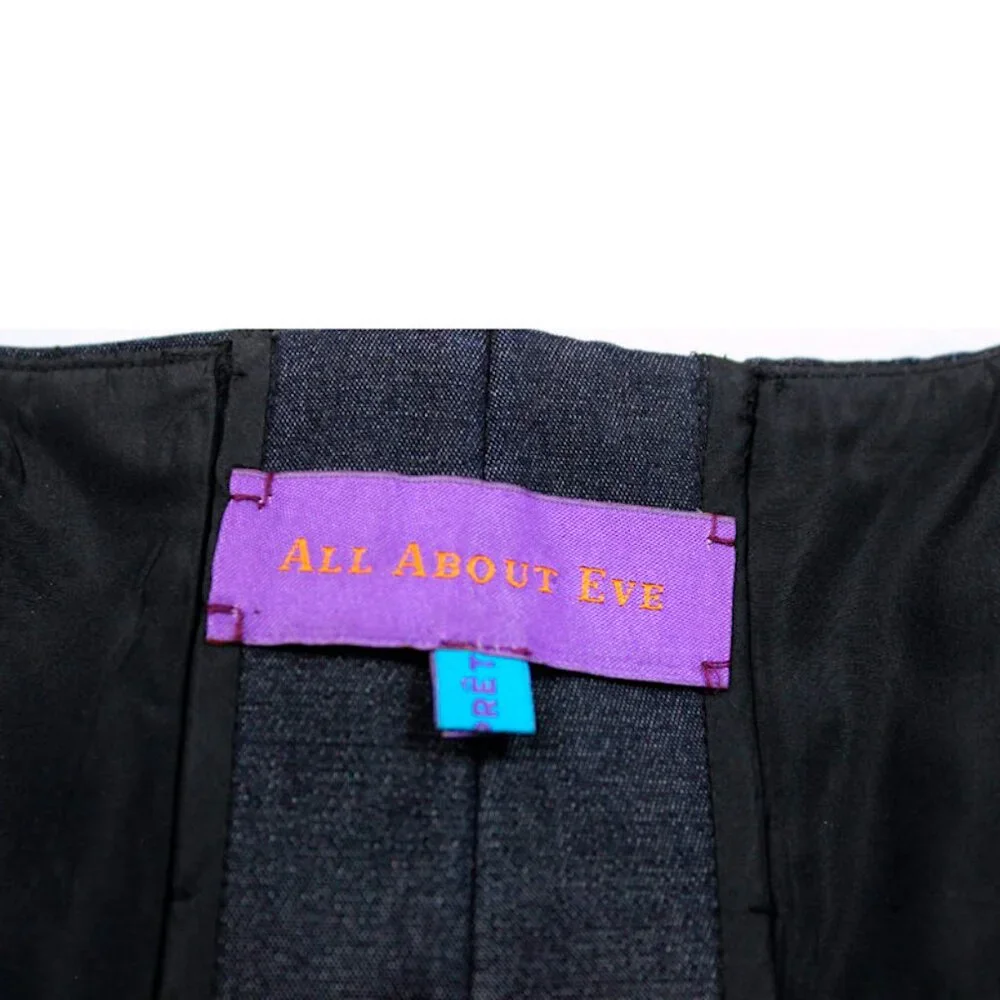 Vintage Y2K ALL ABOUT EVE Germany Cropped Denim Bustier Top - Picture 5 of 10